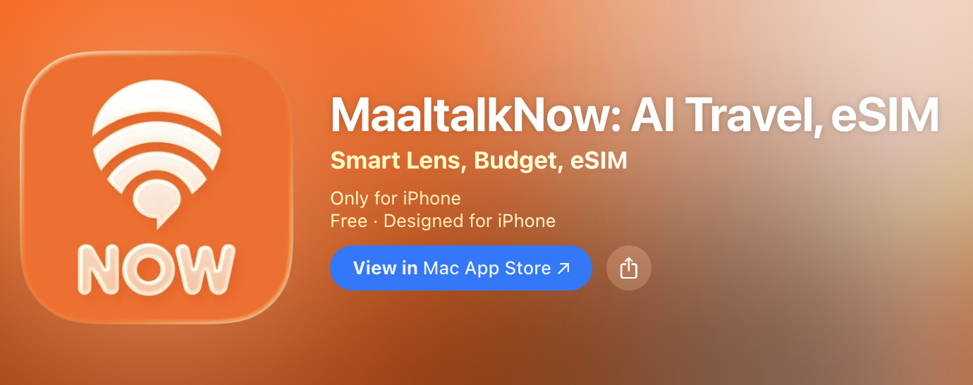 MaaltalkNow 免费eSIM申请教学